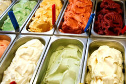 Gelati Scoop newsletter with Italian ice cream in many flavors.